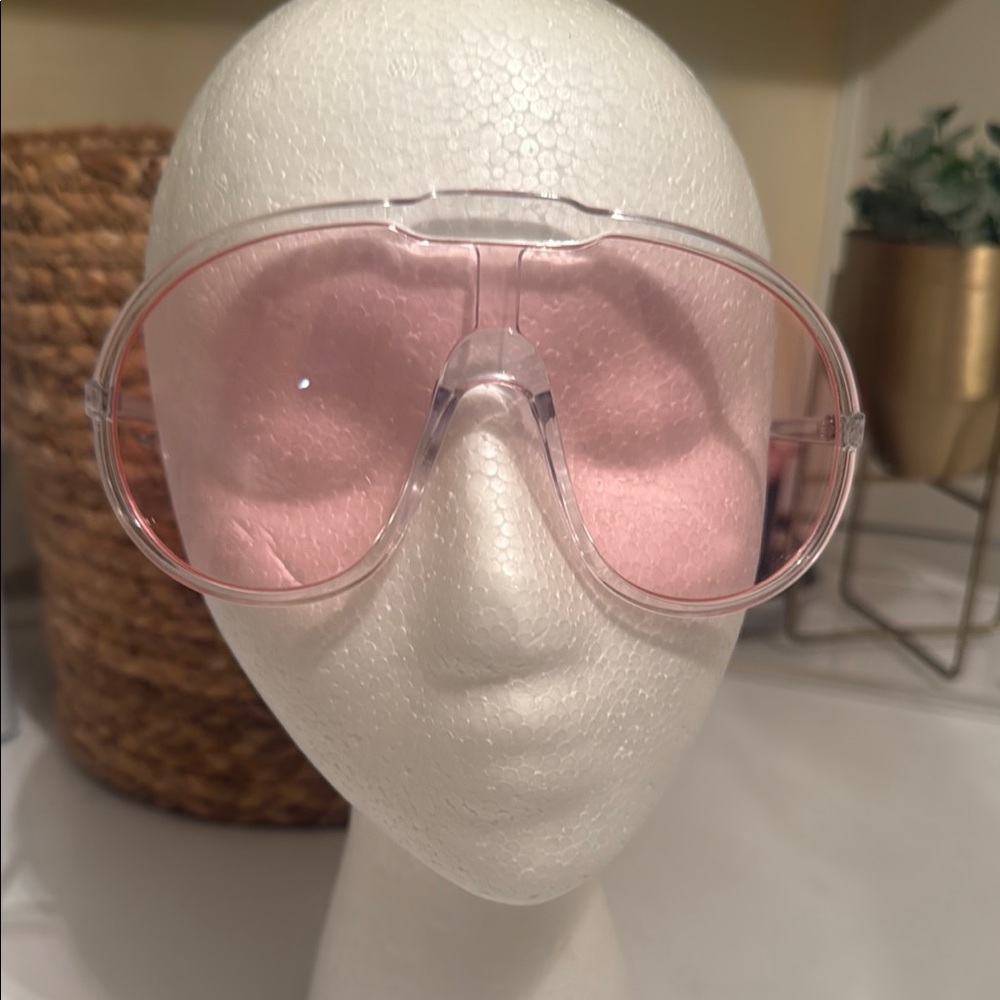 Pink Oversized Sunglasses